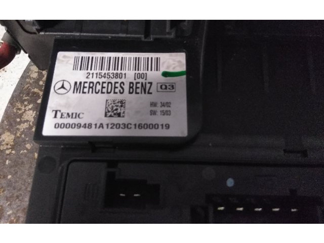   Pojistková skříňka 2115453801, 2115453801   Mercedes-Benz E AMG W211 