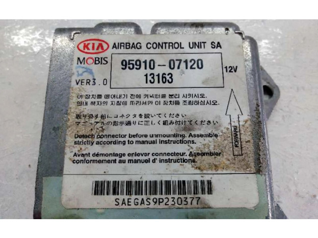 Блок подушек безопасности 9591007120, CENTRALITAAIRBAG   KIA Picanto