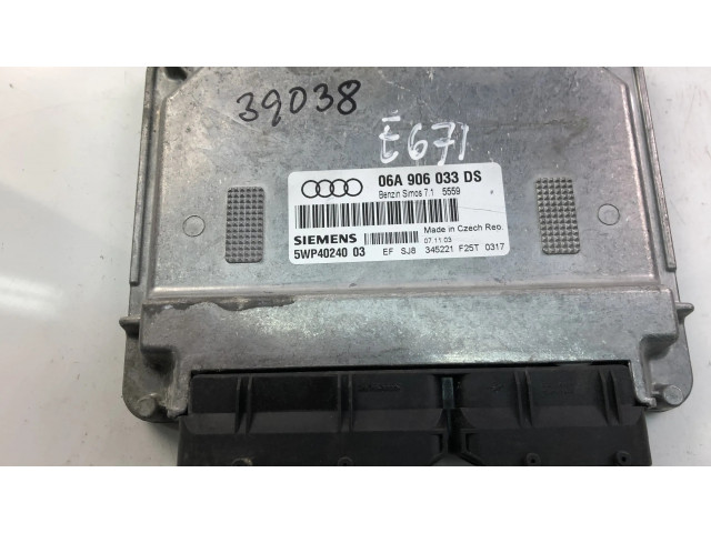 Блок управления двигателем Блок управления 06A906033DS   Audi A3 S3 8P