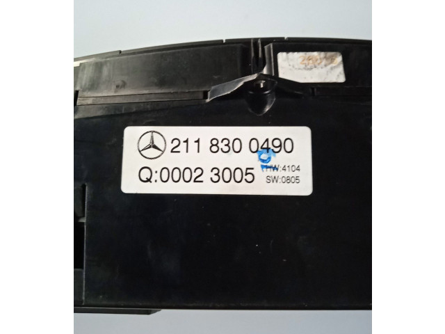 Блок управления климат-контролем 2118300490   Mercedes-Benz E W211