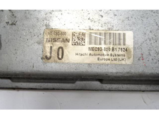 Řídící jednotka MEC93800, MEC93600   Nissan Qashqai 2007