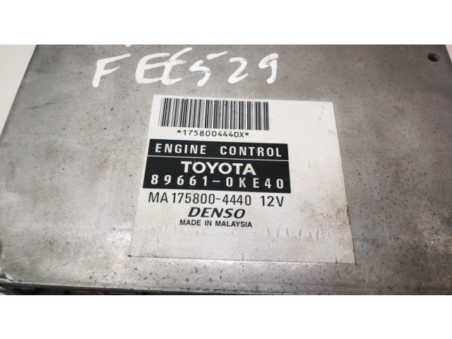 Блок управления двигателя 896610KD10   Toyota Hilux (N140, N150, N160, N170)