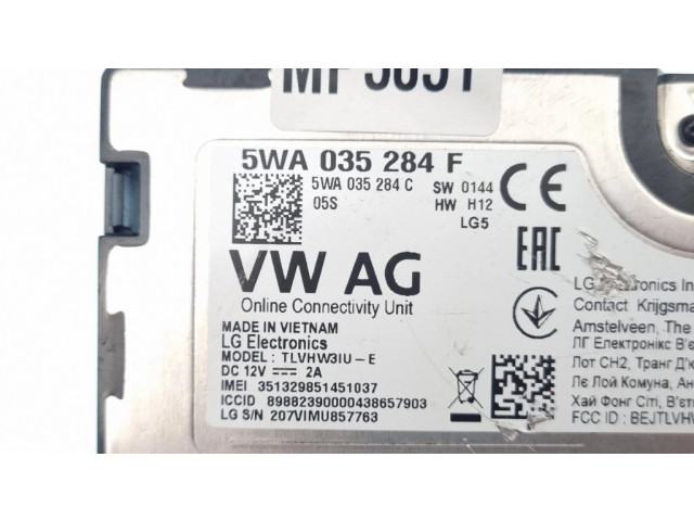Блок управления голосом 5WA035284F, 5WA035284C   Skoda Octavia Mk4