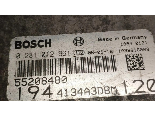 Řídící jednotka 0281012961, 55208480   Fiat Croma 2006