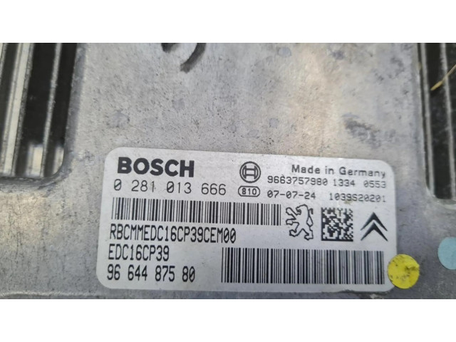 Řídící jednotka 9664487580, CENTRALITAMOTORUCE   Mitsubishi Outlander 2009