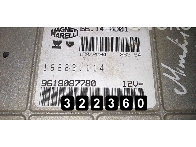 Řídící jednotka 9618087780   Citroen ZX 1993