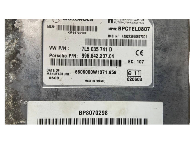 Блок управления 99664220704, BP8070298   Porsche Cayenne (9PA)