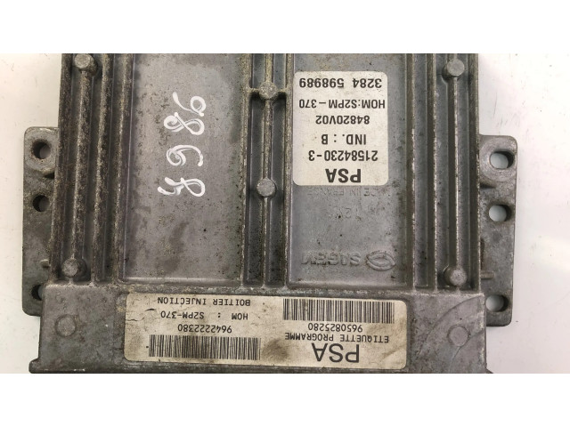 Řídící jednotka 9650825280, 9642222380   Peugeot 206 CC 2002