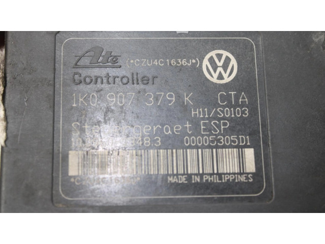 Jednotka ABS 1K0907379K   Audi A3 S3 A3 Sportback 8P 