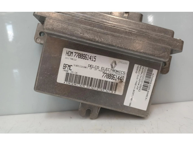 Řídící jednotka 7700861448, 7700861448   Renault Clio I 