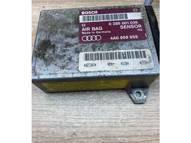 Блок подушек безопасности 4A0959655, 0285001036   Audi A6 S6 C4 4A