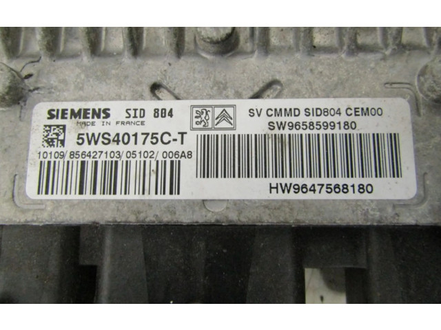 Řídící jednotka 9647568180, 118085400   Peugeot 1007 2005