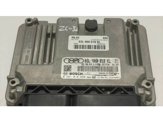 Řídící jednotka 03L906018JL, 0281018660   Audi A4 S4 B8 8K 2012