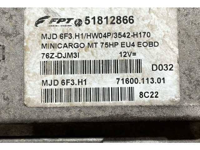 Řídící jednotka    Fiat Fiorino 2010