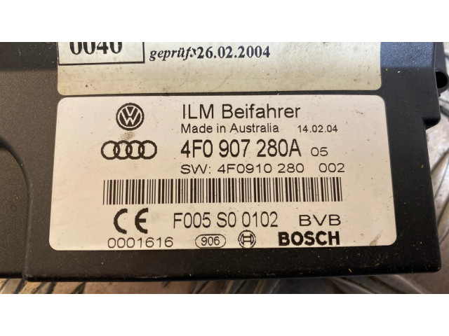 Блок управления 4F0907280A, F005S00102   Audi A6 S6 C6 4F