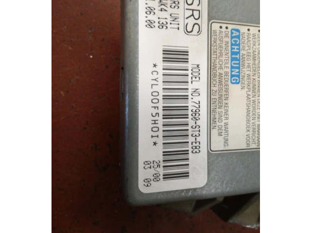 Блок подушек безопасности SLV77960ST3E83   Honda Civic