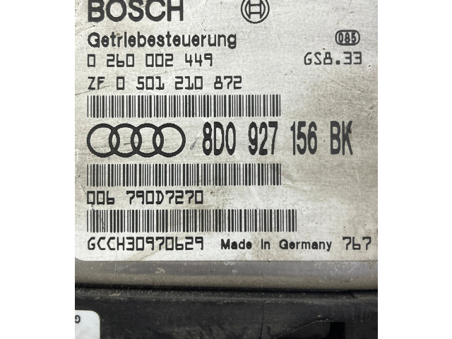Блок управления коробкой передач 8D0927156BK, 0001210872   Audi A4 S4 B5 8D