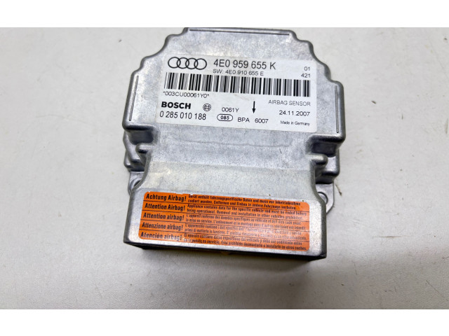 Блок подушек безопасности 4E0959655K, 4E0910655E   Audi A8 S8 D3 4E