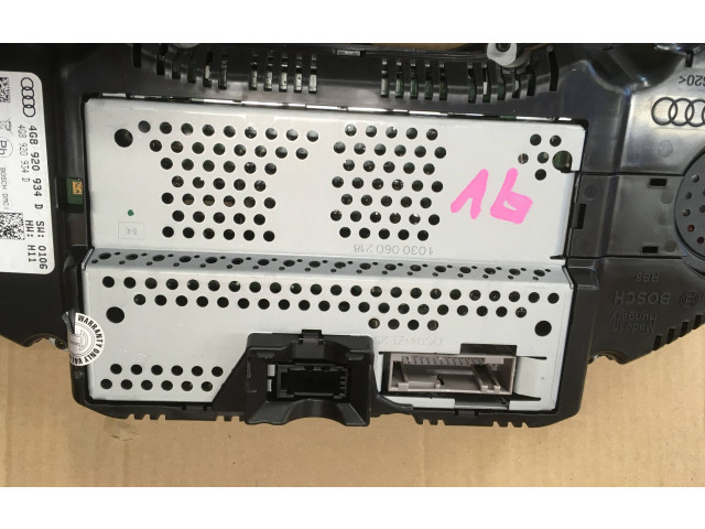 Панель приборов 4G8920934D, 0265725062   Audi A6 C7       