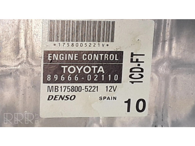 Řídící jednotka 8966602110, MB1758005221   Toyota Corolla E120 E130 2002