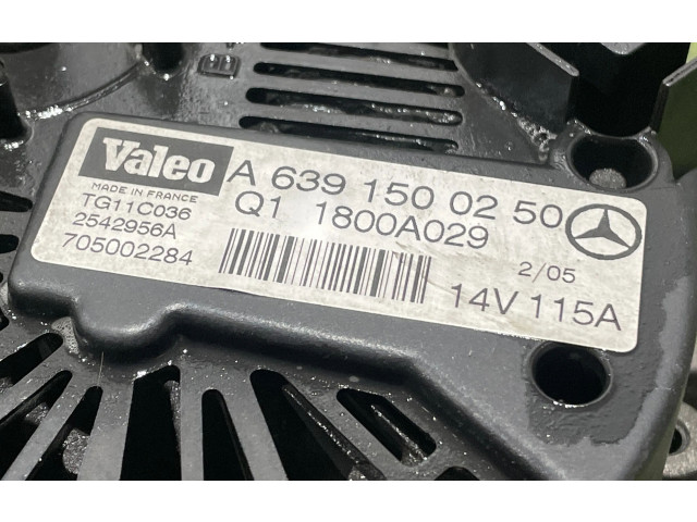 Генератор TG11C036, A6391500250   Smart ForFour I      