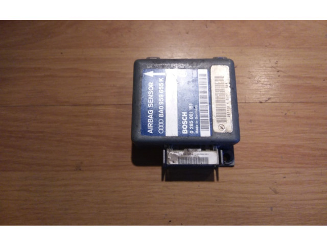 Блок подушек безопасности 8A0959655K, 0285001151   Audi A8 S8 D2 4D