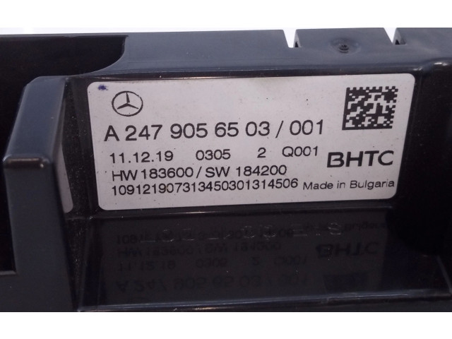 Блок управления климат-контролем A2479056503   Mercedes-Benz CLA C118 X118