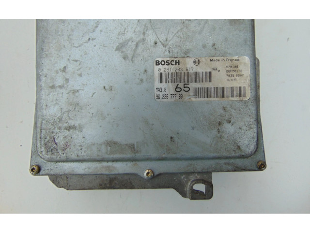 Řídící jednotka 9622677780, 0261203617   Citroen AX 1992