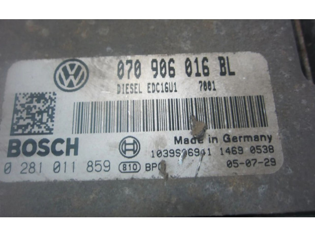 Řídící jednotka 070906016BL   Volkswagen Touareg I 