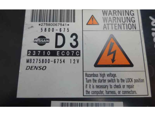 Řídící jednotka 23710-EC07C   Nissan Navara 2007