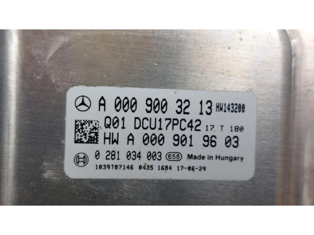 Řídící jednotka A0009003213   Mercedes-Benz GLS X166 2015
