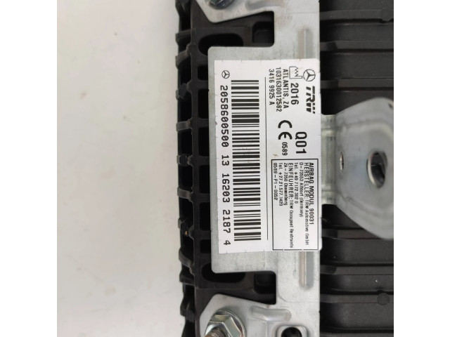 Подушка безопасности пассажира 2058600500, 34169925A   Mercedes-Benz C W205