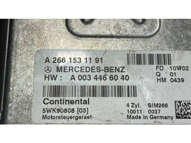 Řídící jednotka A0034466040, 5WK90808   Mercedes-Benz A W169 2007