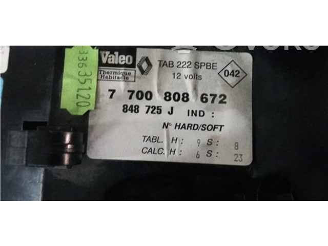 Блок управления климат-контролем 7700808672   Renault Safrane