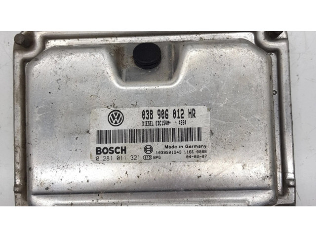 Řídící jednotka 038906012HR, 0281011321   Skoda Fabia Mk1 (6Y) 1999