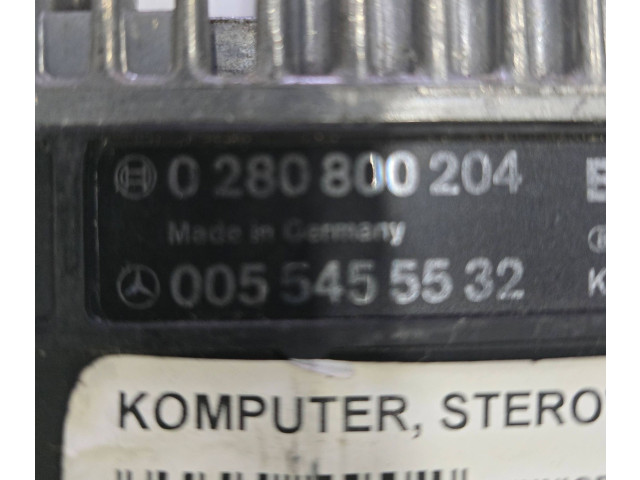 Блок управления двигателя 0055455532, 0280800204   Mercedes-Benz 190 W201