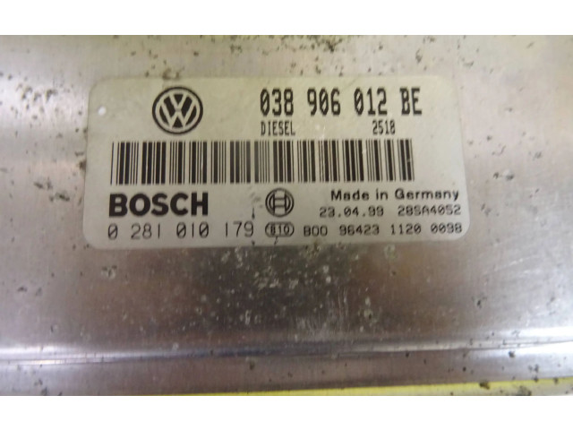Блок управления двигателя 038906012BE, 0281010179   Volkswagen Lupo