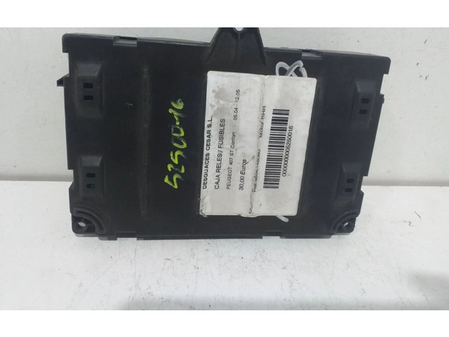 Pojistková skříňka Řídící jednotka BSM 9656148080, S1200170031   Peugeot 407 2004