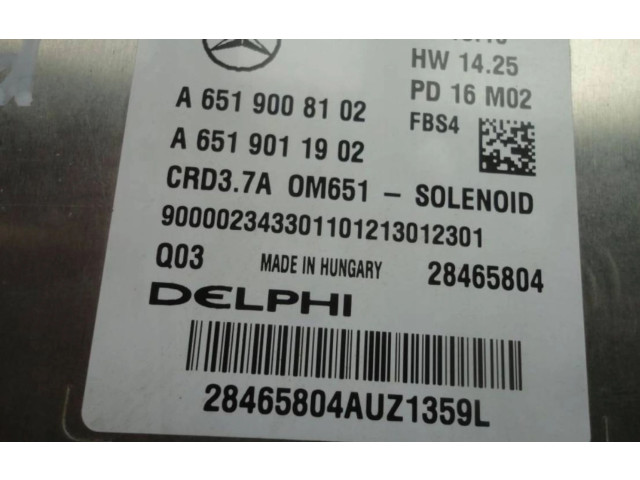 Řídící jednotka A6519008102, 28465804   Mercedes-Benz S C217 2017