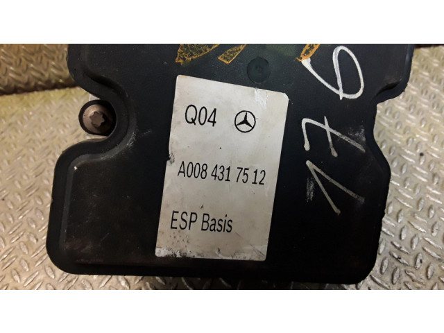 Jednotka ABS 0084317542, 0084317512   Mercedes-Benz  W176 2012