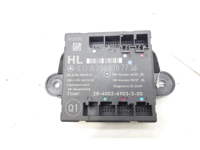 Řídící jednotka A2048707726   Mercedes-Benz CL C215 2009