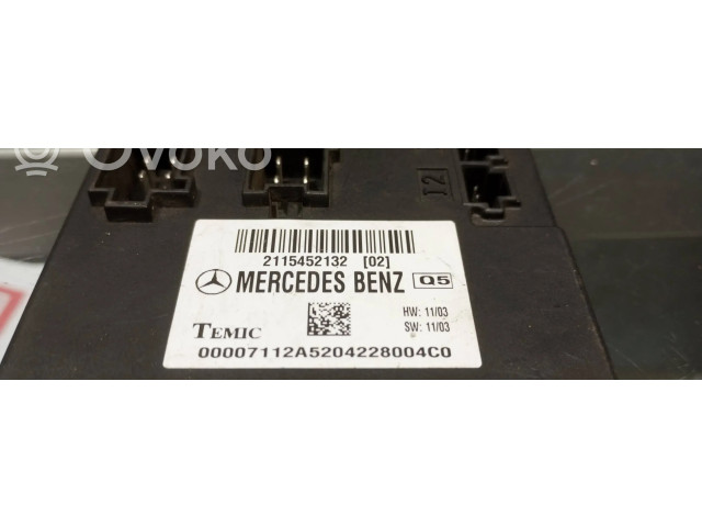 Блок комфорта 2115452132   Mercedes-Benz E W211   