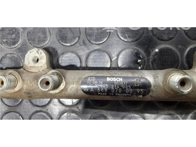 Vstřikovací lišta A6680700095, 0445214005   Mercedes-Benz A W168     