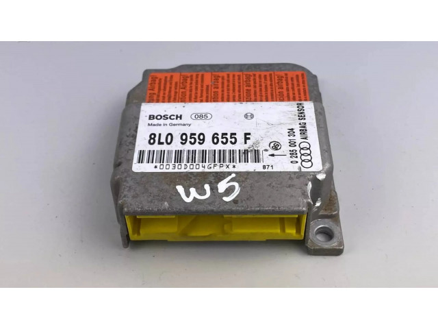 Блок подушек безопасности 8L0959655F, 0285001304   Audi A3 S3 8L