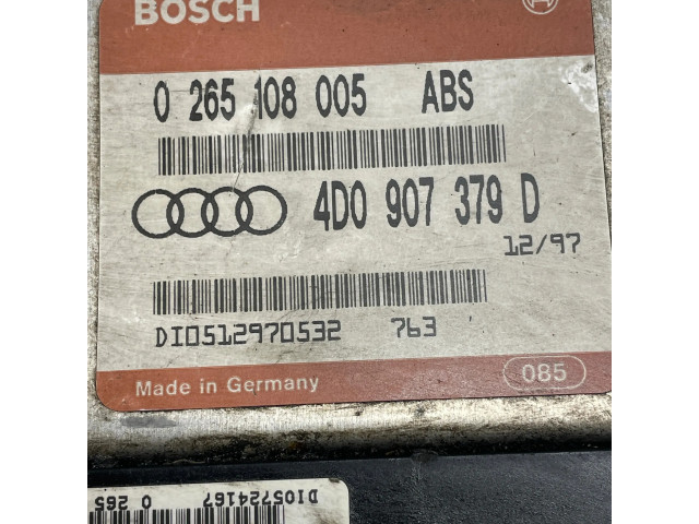 Блок управления АБС 4D0907379D, 0265108005   Audi A6 S6 C4 4A