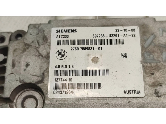 Блок управления редуктора коробки передач (раздатки) 7589831   BMW 3 E92 E93