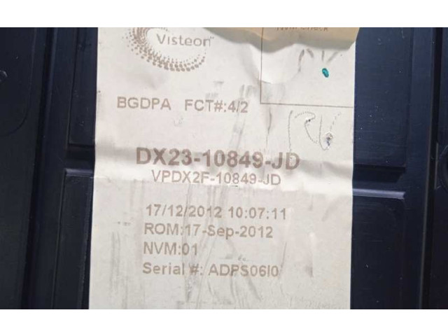 Přístrojová deska  Jaguar XF X250 2013 DX2310849JD, VPDX2F10849JD  