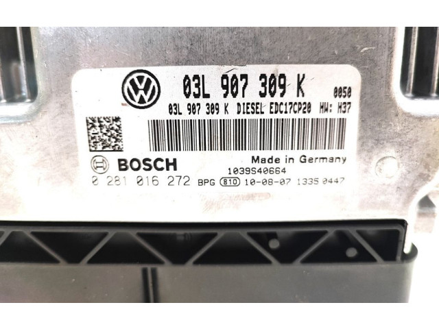 Блок управления двигателя 03L907309K   Volkswagen Transporter - Caravelle T5
