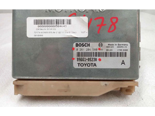 Řídící jednotka 0261204580, CENTRALITAMOTORUCE   Toyota Avensis T220 