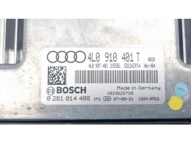 Блок управления двигателя 4L0910401T, 4L0907401   Audi Q7 4L